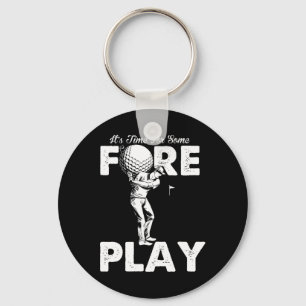 Foreplay Innuendo Funny Golf Adult Humour Key Ring