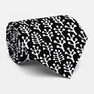Forest 230823 - White on Black Tie