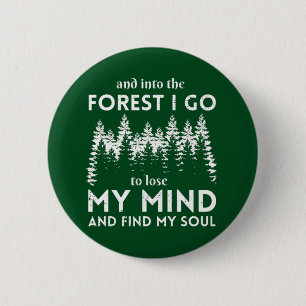 Forest 6 Cm Round Badge