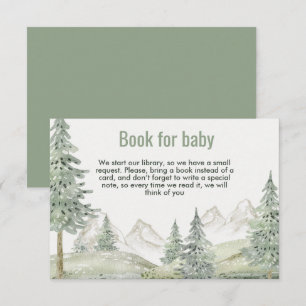 Forest adventure begins baby shower card