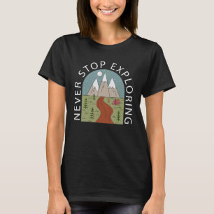 Forest Adventure  Encampment Outdoor Nature Explor T-Shirt