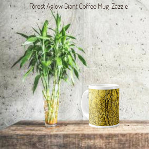 Forest Aglow Large Coffee Mug