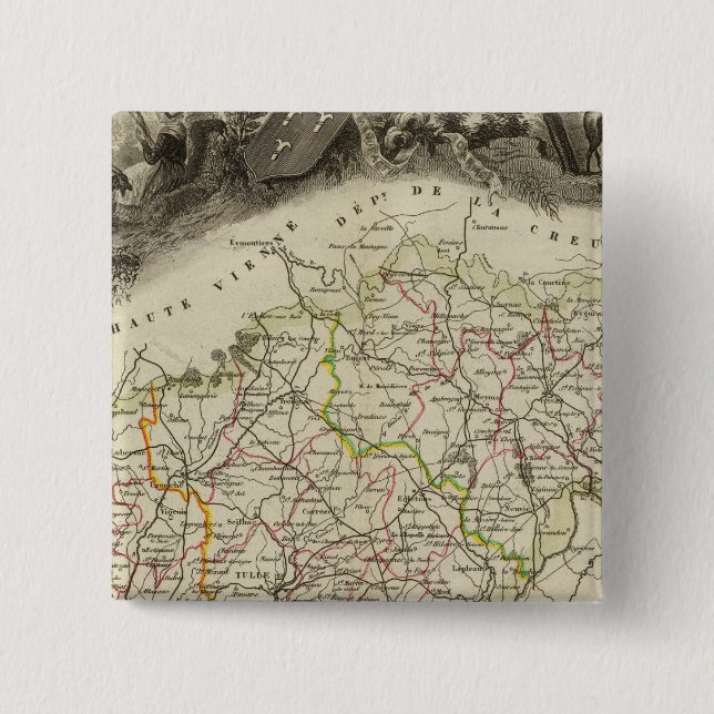 Forest and Landscapes 15 Cm Square Badge (Front)