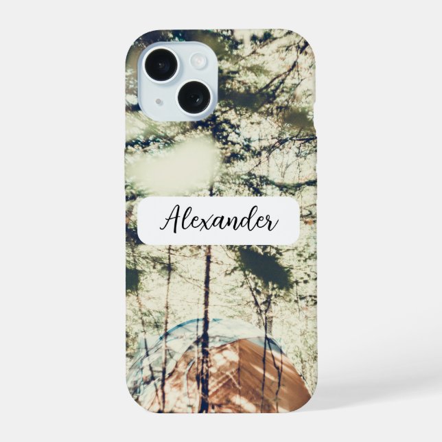 Forest and Tent Phone Case (Back)
