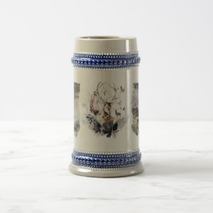 Forest Animal Christmas Beer Stein