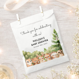 Forest Animals Baby Shower Favour Bags