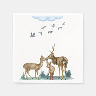 Forest Animals Baby Shower Napkins