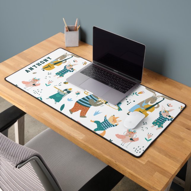 Forest Animals Band  Desk Mat (Office 2)