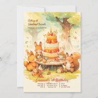 Forest Animals Birthday Party