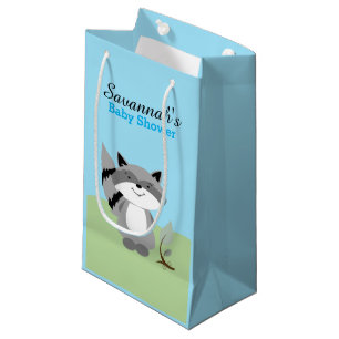 Forest Animals Fox and Racoon Gift Bag