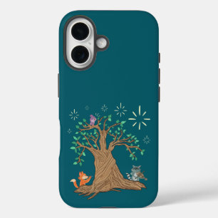 Forest Animals Playing Music   Woodland Folk Art  iPhone 16 Case