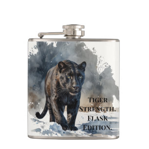 Forest Animals Tiger Strength Flask