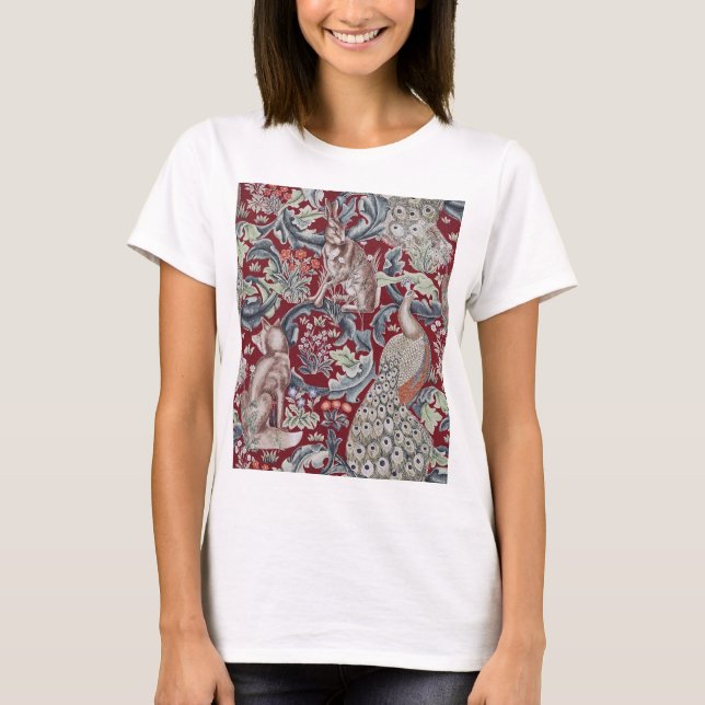 Forest Animals, William Morris T-Shirt (Front)