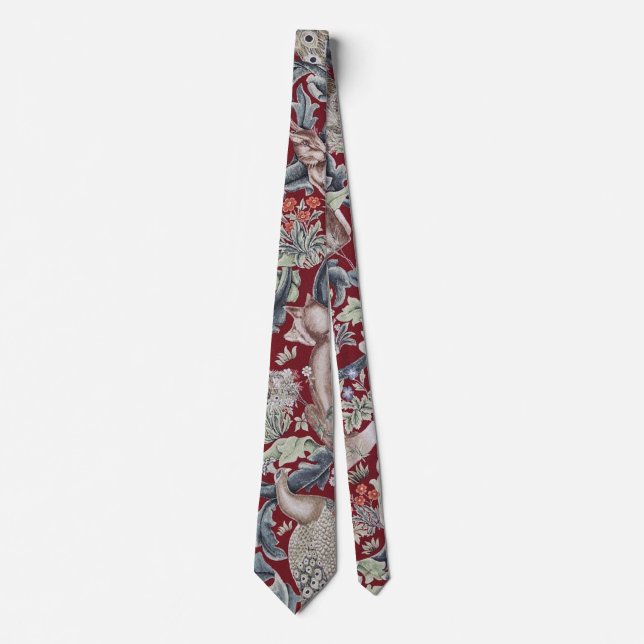 Forest Animals, William Morris Tie (Front)