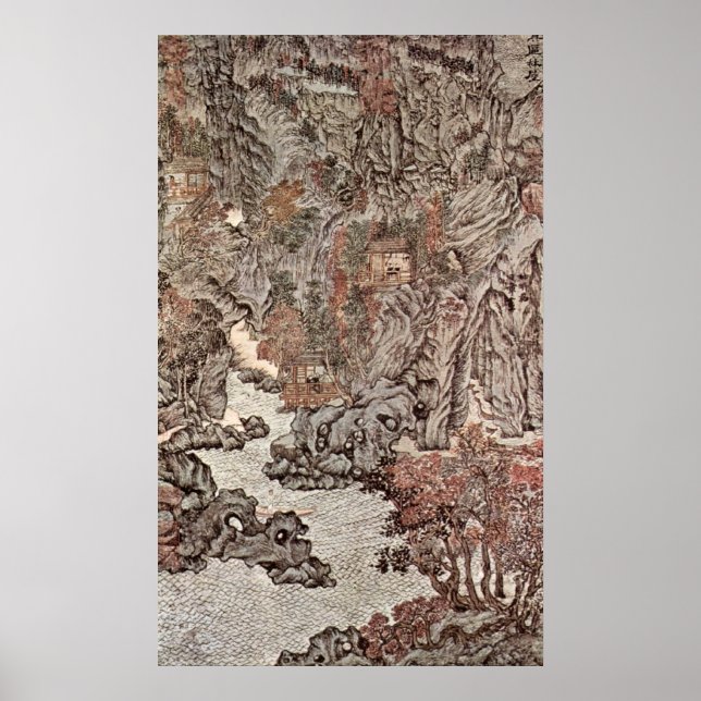 Forest Apartments in Chii-ch'u by Wang Meng Poster (Front)