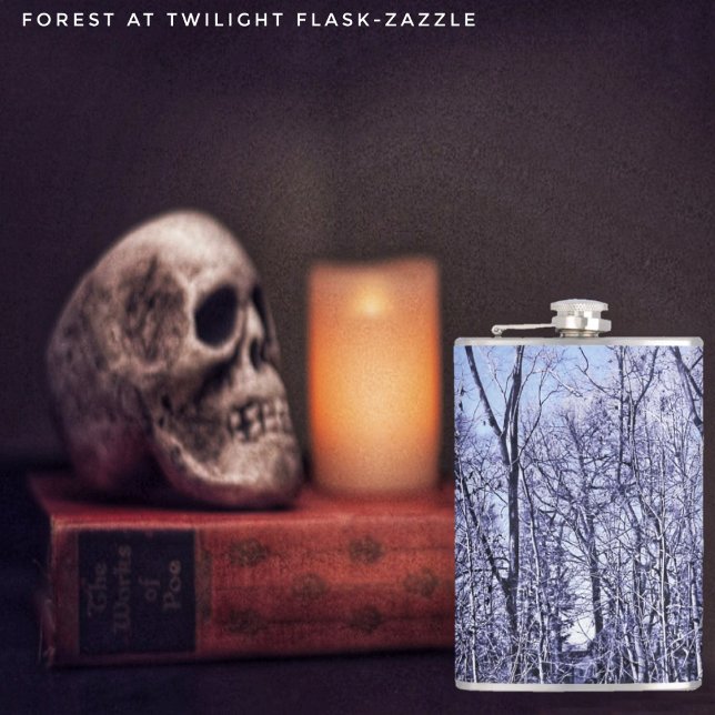 Forest At Twilight  Hip Flask (Creator Uploaded)