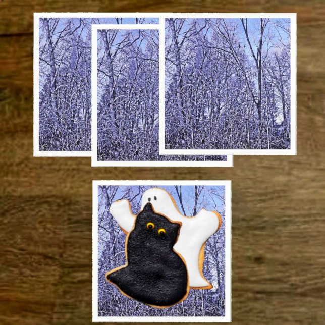 Forest At Twilight Napkin (These Forest At Twilight Napkins, can be used anytime of the year!)