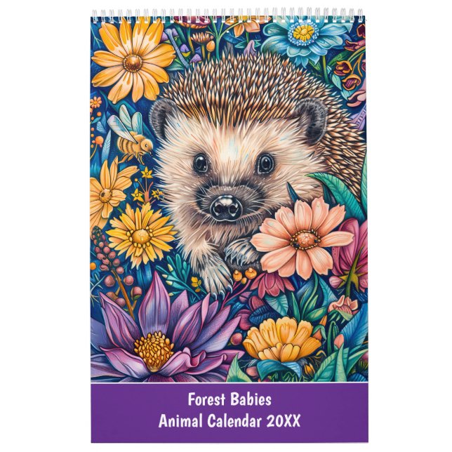 Forest Babies – Animal Calendar 2026 (Cover)