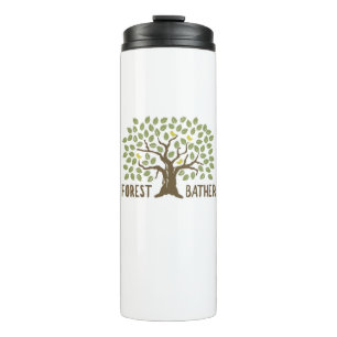 Forest Bather Birds Thermal Tumbler