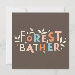 Forest Bather Custom Text