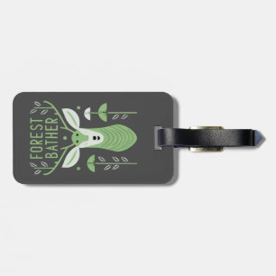 Forest Bather Deer Luggage Tag