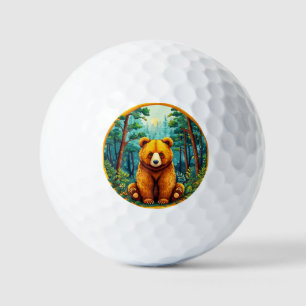 🐻 Forest Bear Golf Play Charm Set 🐻 Balls