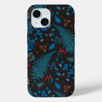 Forest berries, leaves and bugs 1