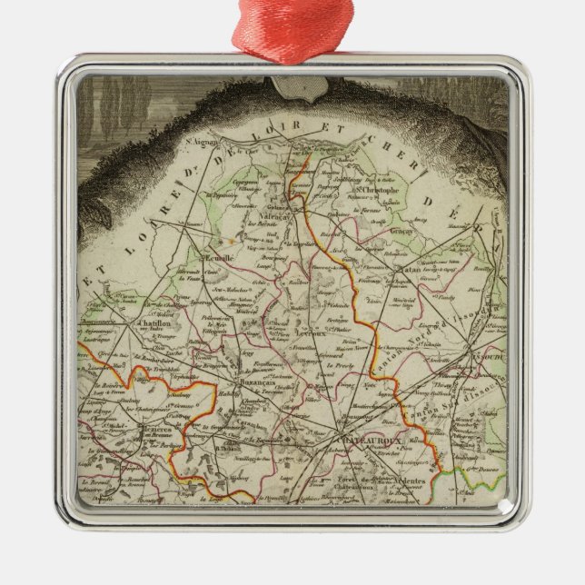 Forest Boundaries Metal Tree Decoration (Front)