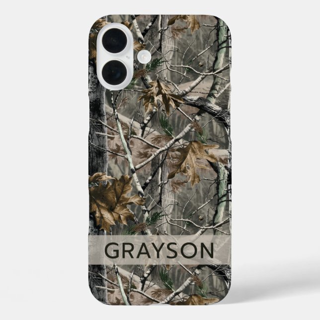 Forest Branches Camouflage Personalized Case-Mate iPhone Case (Back)