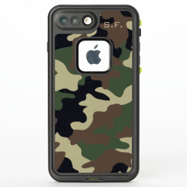 Forest Camo iPhone case (Back)