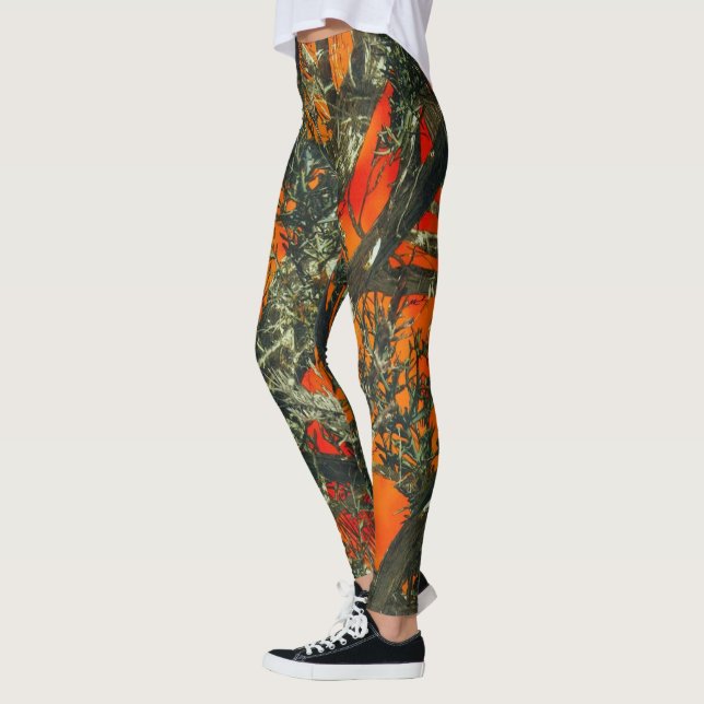 Forest Camo Pattern Leggings (Left)