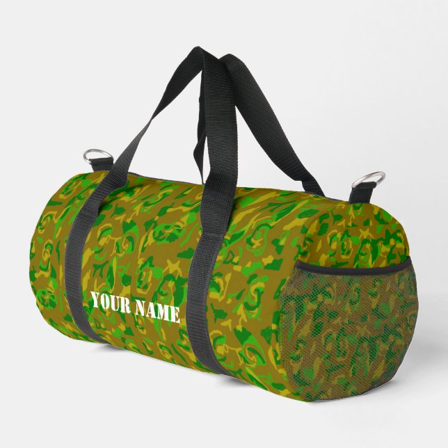 Forest Camouflage Duffle Bag (Right Corner)