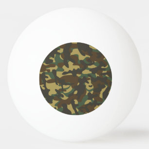 Forest Camouflage  Ping Pong Ball