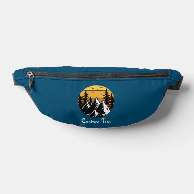 Forest Camping Trip Custom  Bum Bags (Lay Down)