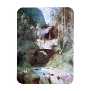 Forest Canyon (by Carl Blechen) Magnet