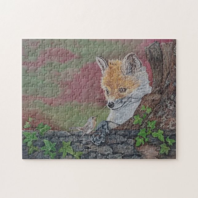Forest Chats Jigsaw Puzzle (Horizontal)