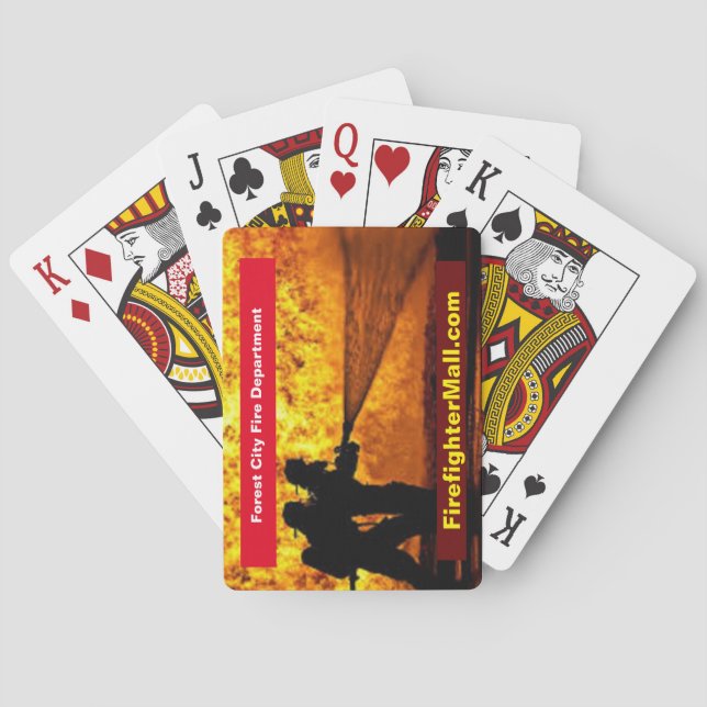 Forest City Fire Department Playing Cards (Back)