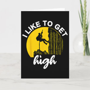 Forest Climber Bouldering Climb Outdoor Rock Climb Card