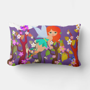 forest creatures lumbar pillow