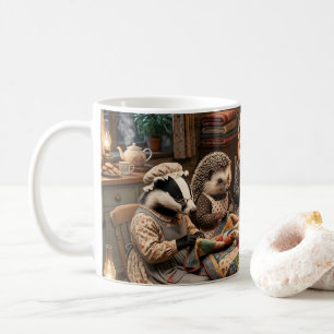 Forest Creatures Quilting Bee Coffee Mug