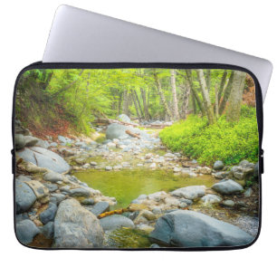 Forest Creek Nature Landscape Photo Print Art Laptop Sleeve