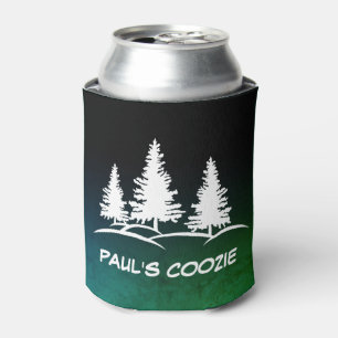 Forest Custom Name Personalised Can Cooler