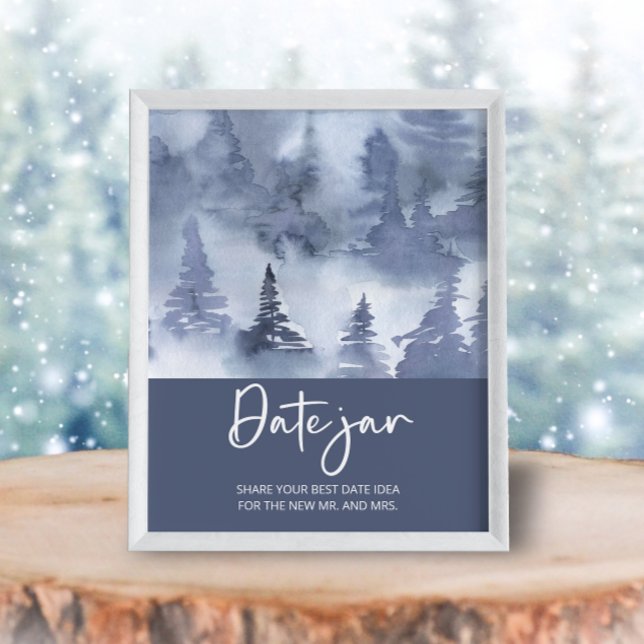 Forest date night ideas. Date jar bridal game Poster (Creator Uploaded)