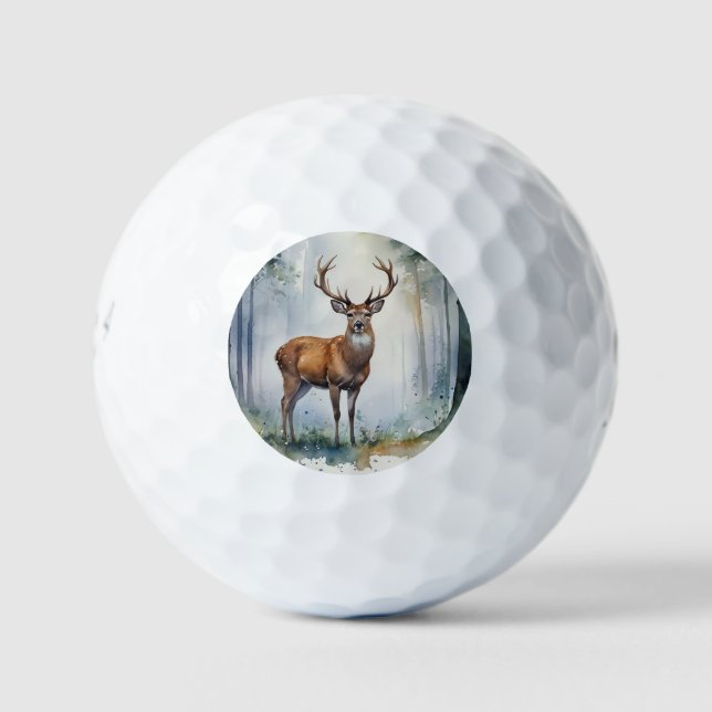 Forest Deer Golf Balls (Front)