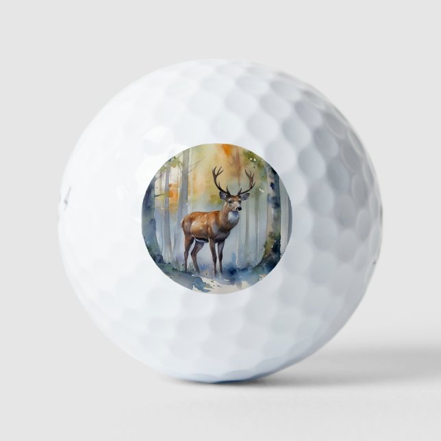 Forest Deer Golf Balls (Front)