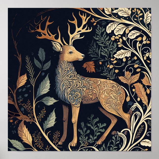 Forest deer poster (Front)