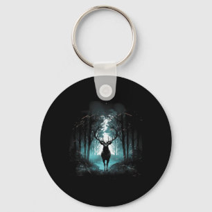 Forest Deer Wildlife Animal Illustration 5  Key Ring