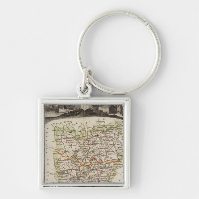 Forest, district boundaries key ring (Front)