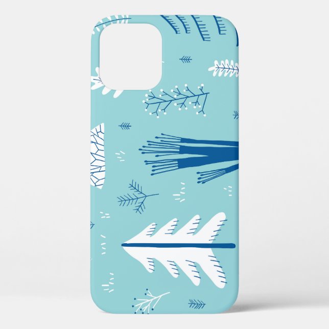 Forest Doodles: Creative Seamless Pattern Case-Mate iPhone Case (Back)