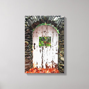 Forest Door, Hunter Mountain Canvas Print